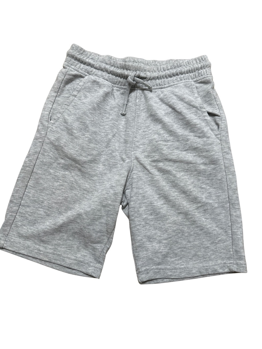 H&M  Big Boys Light Gray Athletic Knit Drawstring Shorts